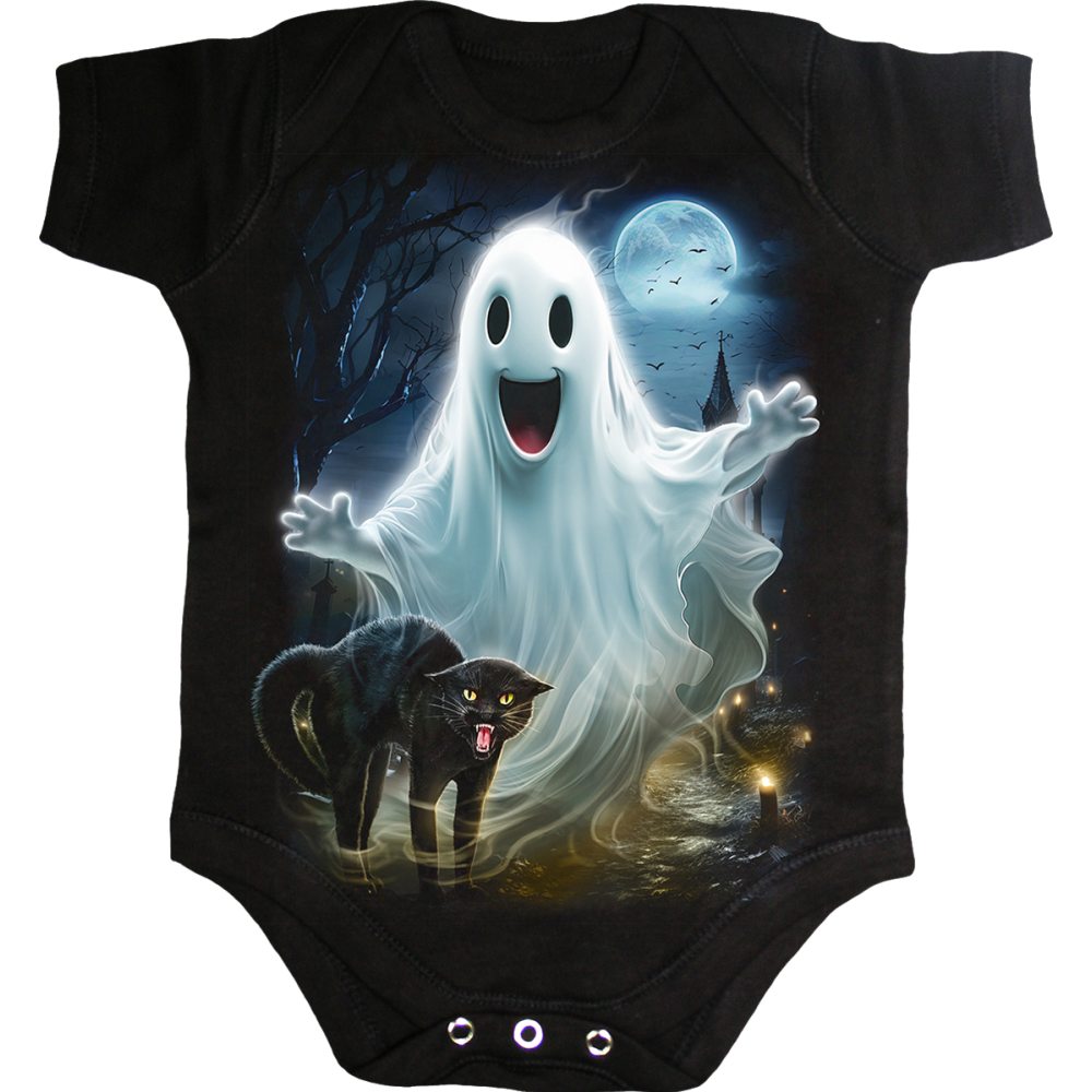 Spiral - High Spirits Romper baby - Zwart